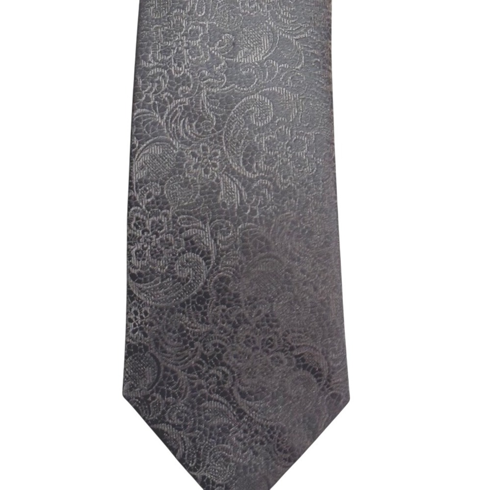 Men's Tie Bar Necktie Designed in‎ Chicago Hand Made in China Gray RN 113243